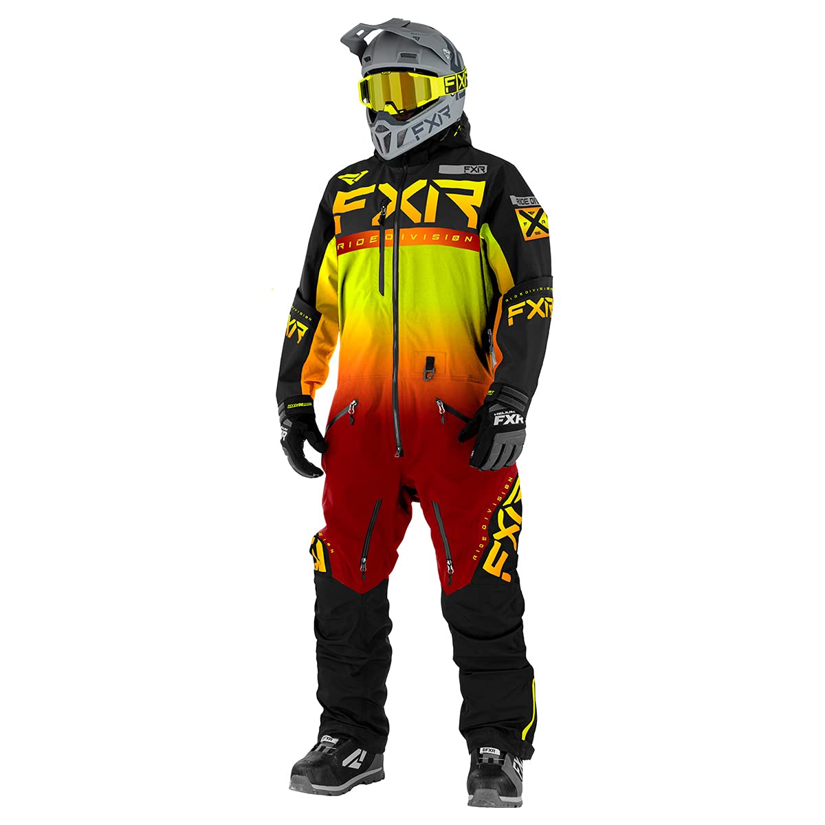 Amazon.co.jp: FXR メンズ ヘリウム 断熱 スノーモービル モノ